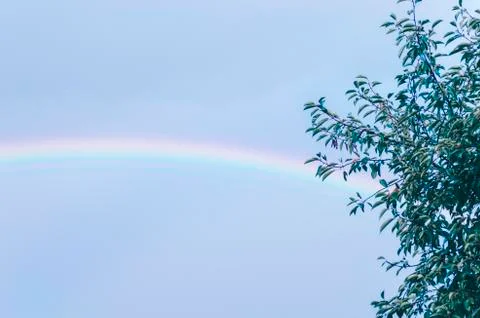 Rainbow In Sky Stock Photos