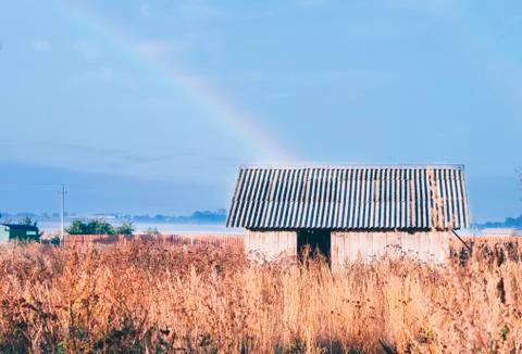Rainbow In Sky Stock Photos