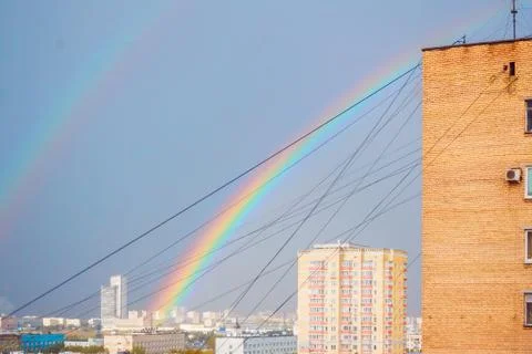Rainbow in the sky Stock Photos
