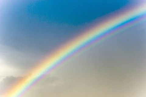A rainbow in the sky Stock Photos