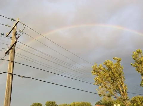 Rainbow sky Stock Photos