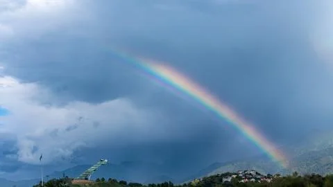 Rainbow in the sky Stock Photos