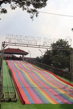 Rainbow slide Stock Photos