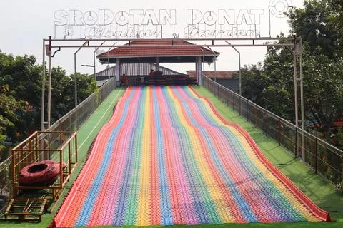 Rainbow slide Stock Photos