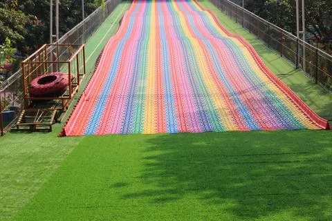 Rainbow slide Stock Photos