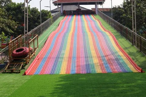 Rainbow slide Stock Photos