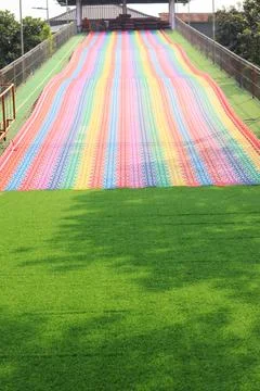 Rainbow slide Stock Photos