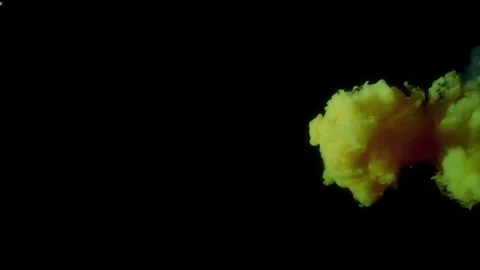 Rainbow Smoke Clouds and Sparks Stock Footage 76934033