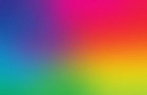 Rainbow Smooth Color Transition Background Stock Illustration