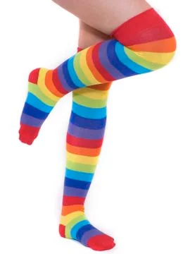 Rainbow Socks Stock Photos