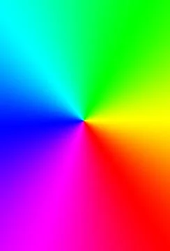 Rainbow spectral gradient Rainbow spectral gradient. Color spectrum diagra... Foto stock