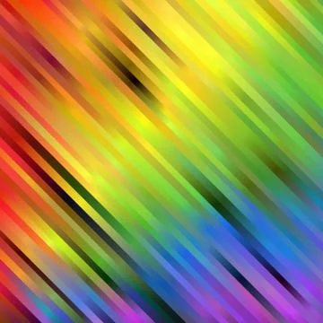 Rainbow spectrum background of blurred diagonal stripes. Abstract vector Stock Illustration