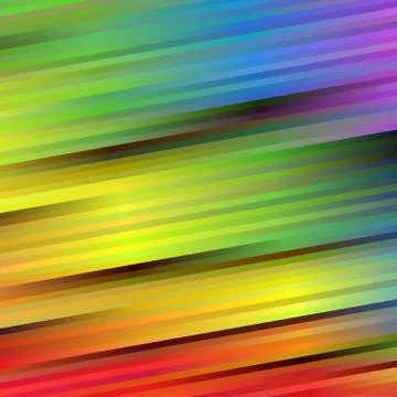 Rainbow spectrum background of blurred slanting stripes. Abstract vector Stock Illustration