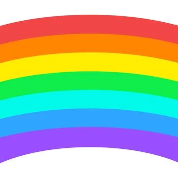 Rainbow spectrum background, flat vector design Stock Illustration