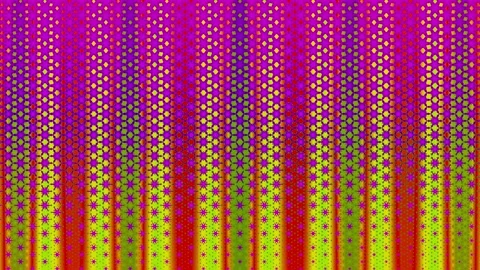 Rainbow Spectrum Grid Shapes Changing Forms Stock Footage 134027656