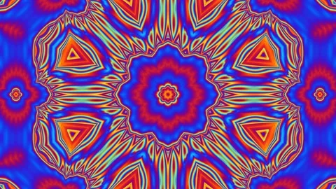 Rainbow Spectrum Kaleidoscope Vortex Stock Footage 316732525