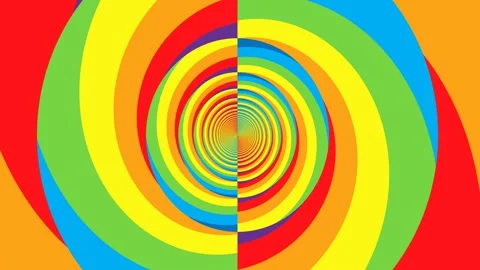 Rainbow spiral abstract backgrounds Stock Footage 219819773