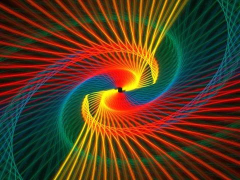 Rainbow spiral Stock Illustration