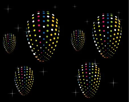 Rainbow spiral pattern Stock Illustration