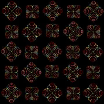 Rainbow spiral pattern Stock Illustration