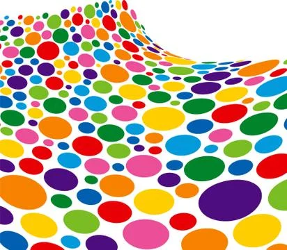 Rainbow sponge wave Illustration