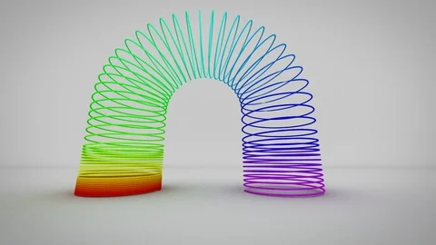 Rainbow spring looping animation Stock Footage 87984826