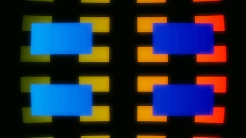 Rainbow square motion Stock Footage 98259183