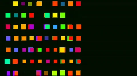 Rainbow squares moving Video stock 821282