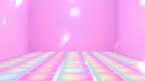 A Rainbow Stage: Luminous Platforms to Dance On Video stock 318050968