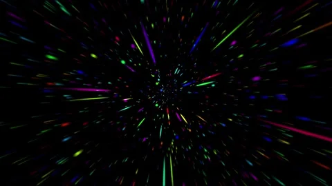 Rainbow Star Battle Background 4K Loop Stock Footage 280355980