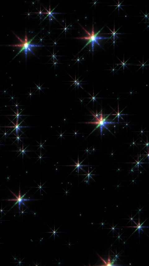 Rainbow Starburst Flashes Retro Anamorphic Lens Flare Stock Footage 340005180