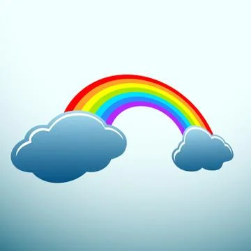 Rainbow. Stock illustration. Stockillustratie