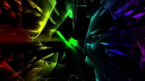 Rainbow Streaks Video stock 84855261
