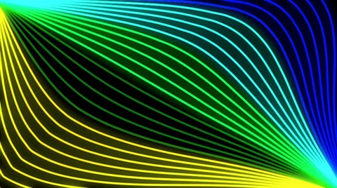 Rainbow Strings Stock Footage 39719311