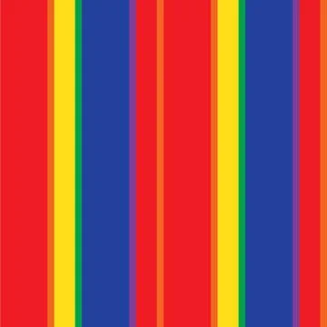 Rainbow Stripe seamless pattern background in vertical style Stock Illustration
