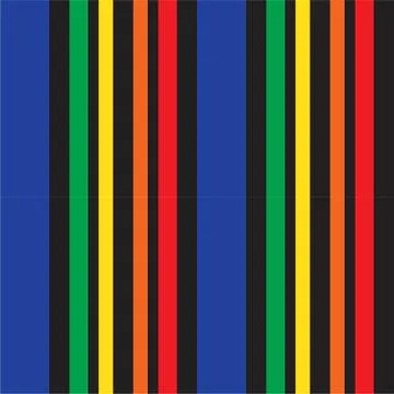 Rainbow Stripe seamless pattern background in vertical style Stockillustratie
