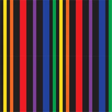 Rainbow Stripe seamless pattern background in vertical style Stock Illustration