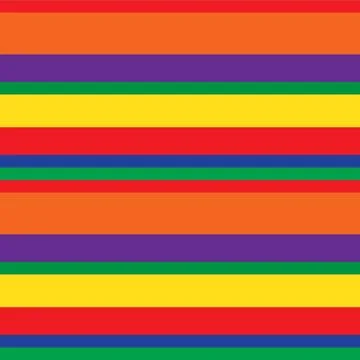 Rainbow Stripe seamless pattern background in horizontal style Stock Illustration