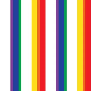 Rainbow Stripe seamless pattern background in vertical style Stock Illustration