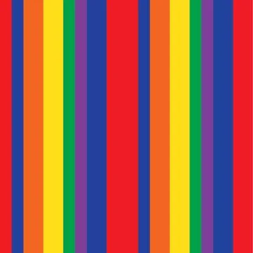 Rainbow Stripe seamless pattern background in vertical style Stockillustratie