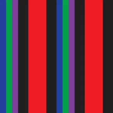 Rainbow Stripe seamless pattern background in vertical style Illustrazione stock
