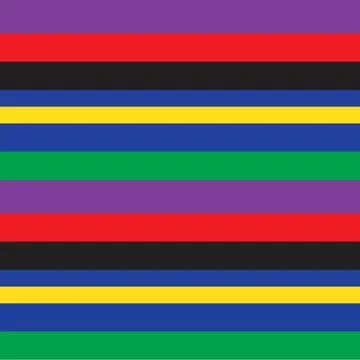 Rainbow Stripe seamless pattern background in horizontal style Illustrazione stock