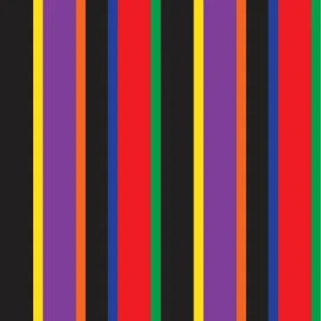 Rainbow Stripe seamless pattern background in vertical style Stock Illustration