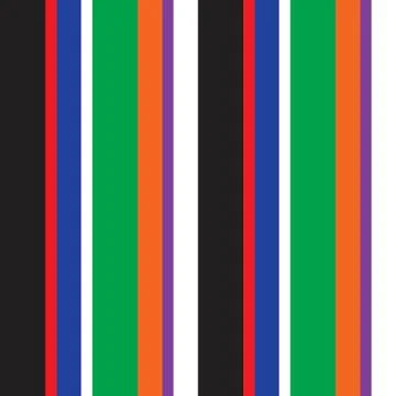 Rainbow Stripe seamless pattern background in vertical style Stockillustratie