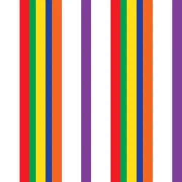 Rainbow Stripe seamless pattern background in vertical style Stockillustratie
