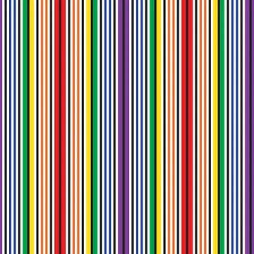 Rainbow Stripe seamless pattern background in vertical style Stock Illustration