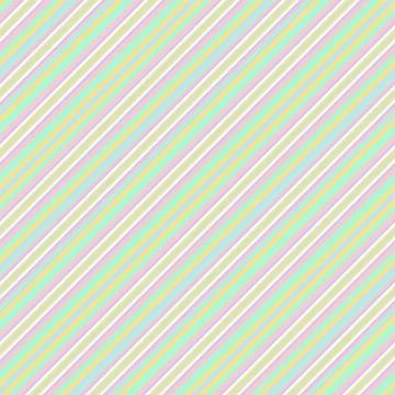Rainbow Stripe seamless pattern background in diagonal style Stock Illustration