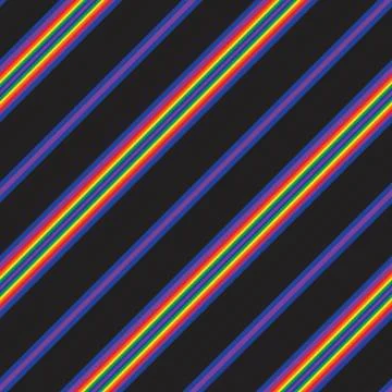 Rainbow Stripe seamless pattern background in diagonal style イラスト素材