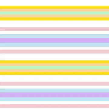 Rainbow Stripe seamless pattern background in horizontal style Illustrazione stock