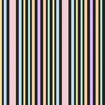Rainbow Stripe seamless pattern background in vertical style Stock Illustration